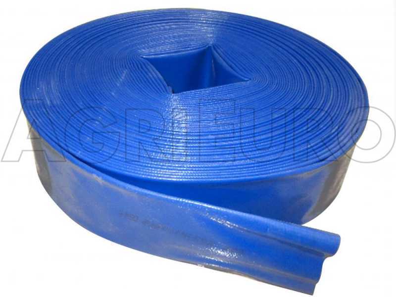 Flachschlauch - hochwertiger Netzschlauch 80 mm Durchmesser - 50 m lang